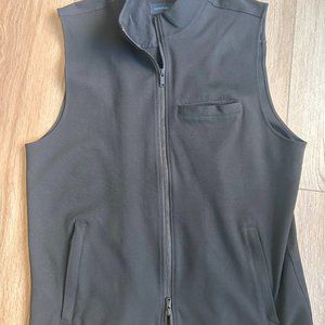 Patrick Assaraf Stretch Vest, Black, XL